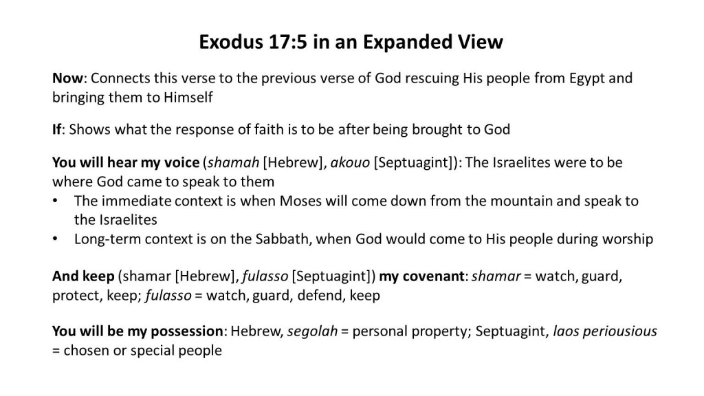 Exodus 19.5 (Lesson 11)