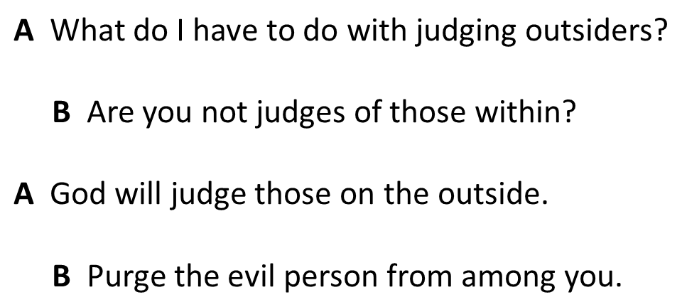 Lesson 7, Antithetical Parallelism