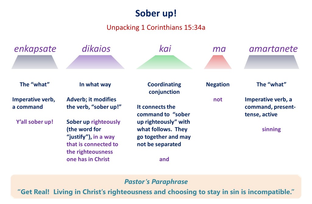 Lesson 26, Sober up!