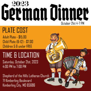 German Dinner Mini-Flyer